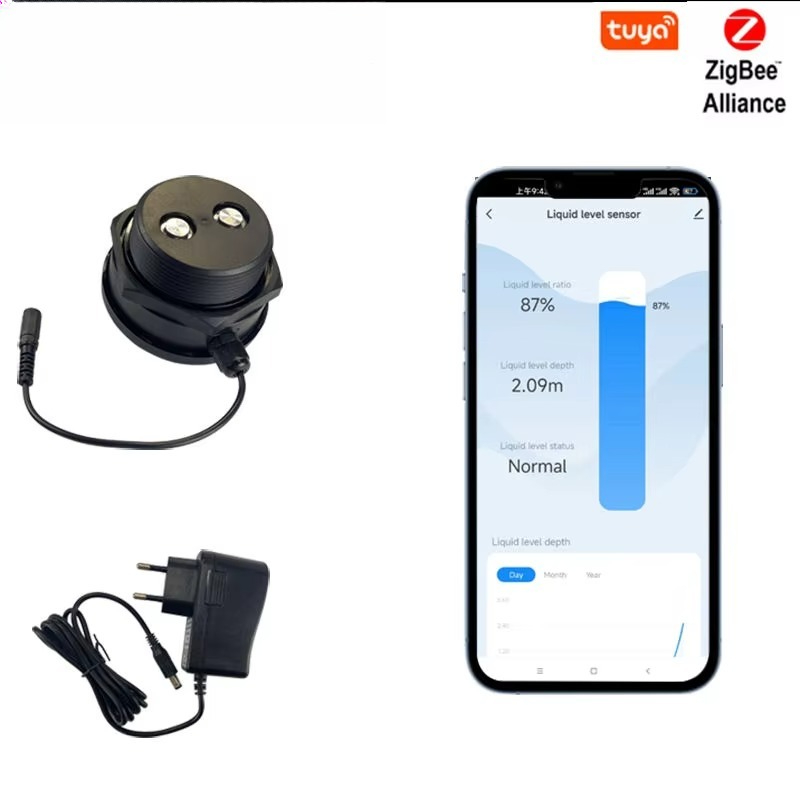 Tuya Smart - Sensor Level Air Tangki Cairan Ultrasonik