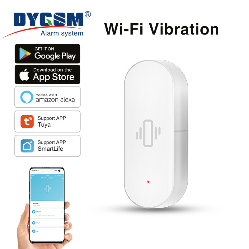 Home Assistant Tuya - Sensor Getaran WiFi Tuya, Deteksi Sensitif,