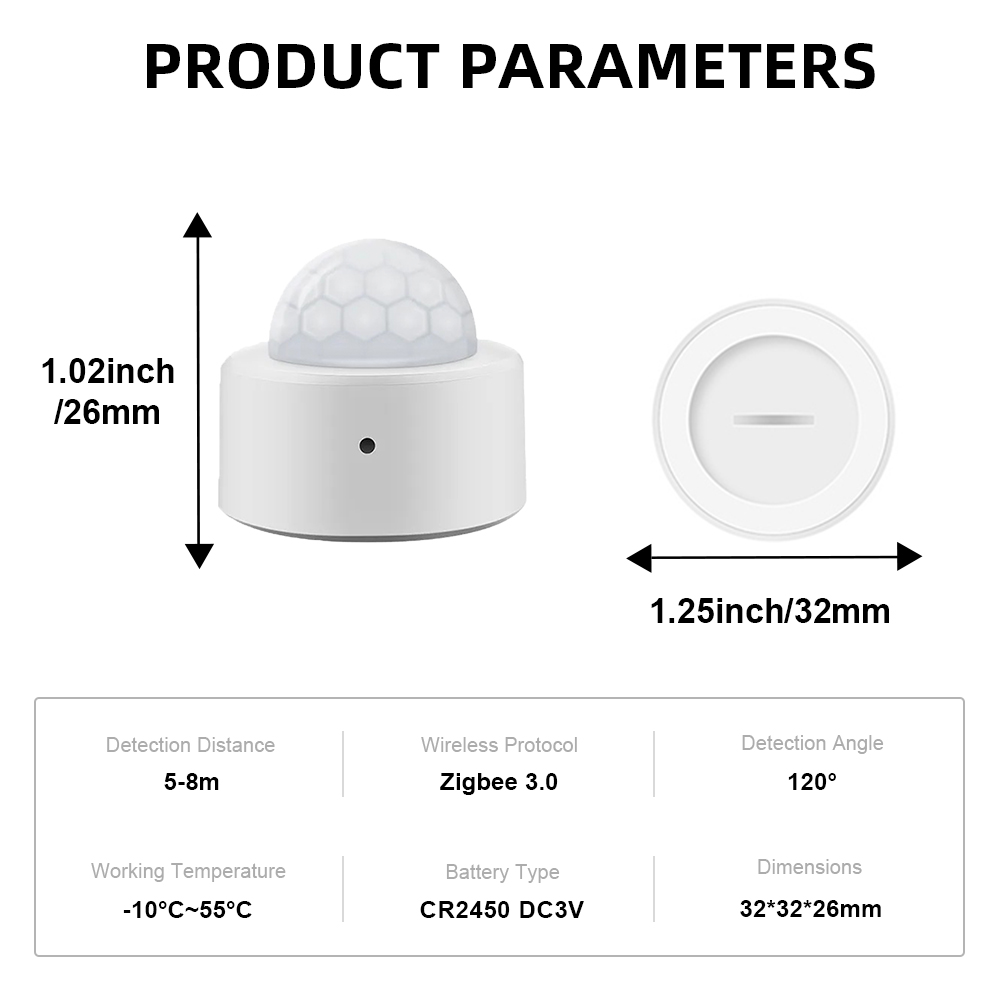 Sensor Cahaya Tuya ZigBee Sens - Home Assistant Tuya ulasan dan harga