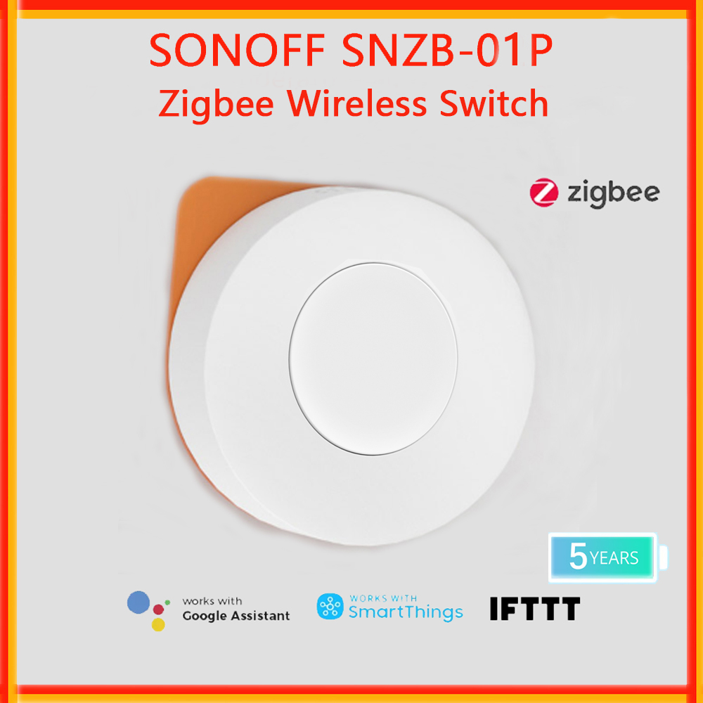 SONOFF SNZB-01P Sakelar Nirkab - Sonoff Basic ulasan dan harga