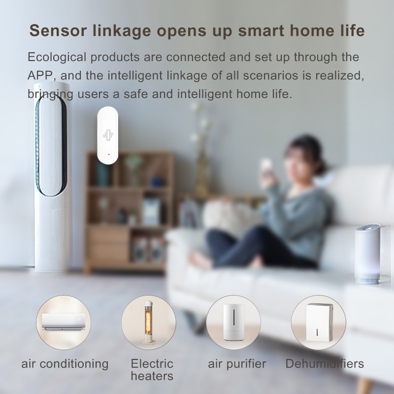 Sensor Getaran WiFi Tuya, Dete - Home Assistant Tuya ulasan dan harga
