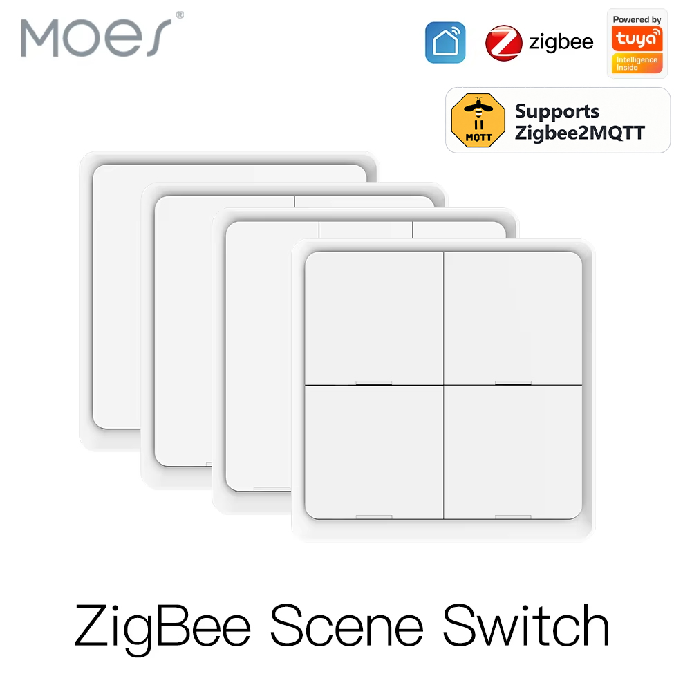 MOES 4 Gang Tuya Zigbee2MQTT,  - Sonoff Basic ulasan dan harga