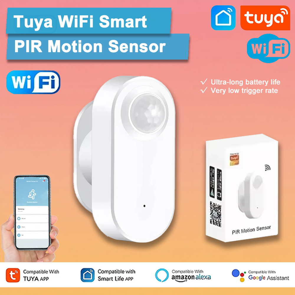 Sensor Gerak PIR Manusia WiFi  - Home Assistant Tuya ulasan dan harga