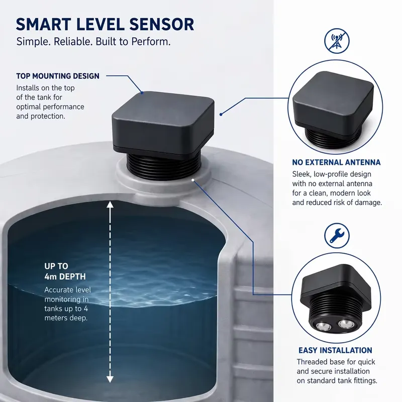 EE1 TLC2502 Pemancar Level Cai - Tuya Smart ulasan dan harga