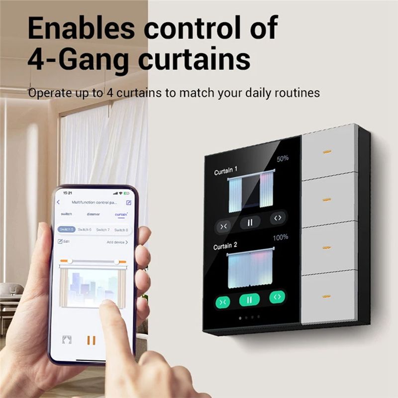 AED6-Tuya Zigbee Sakelar Dindi - Tuya 4 Channel ulasan dan harga