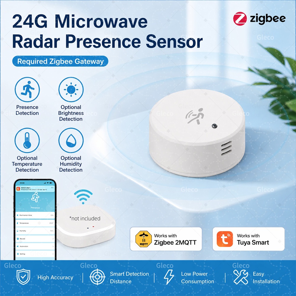 Sensor Kehadiran Manusia Zigbe - Tasmota ulasan dan harga